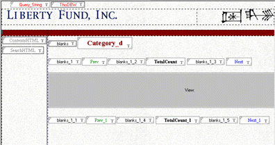 Catalog View Single Category form