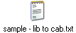 sample - lib to cab.txt
